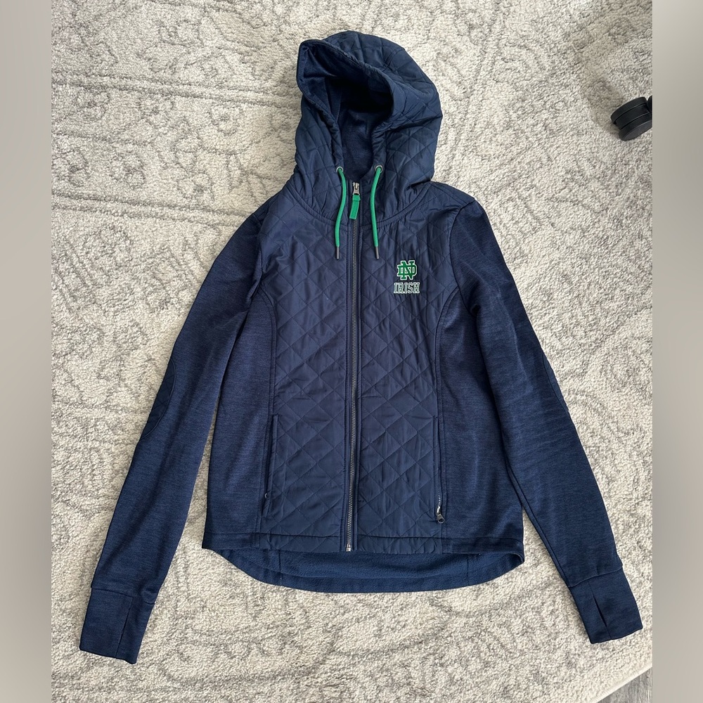 Notre Dame Zip up Hoodie